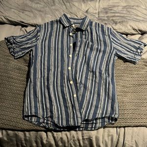 Linen short sleeve shirt
